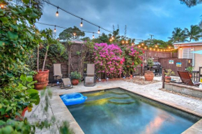 Walk to Attractions Tropical Lake Worth Hideaway!